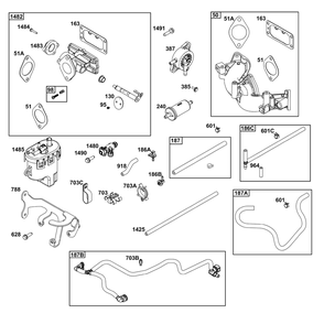 Part Location Diagram of 593892 Briggs and Stratton Valve-throttle